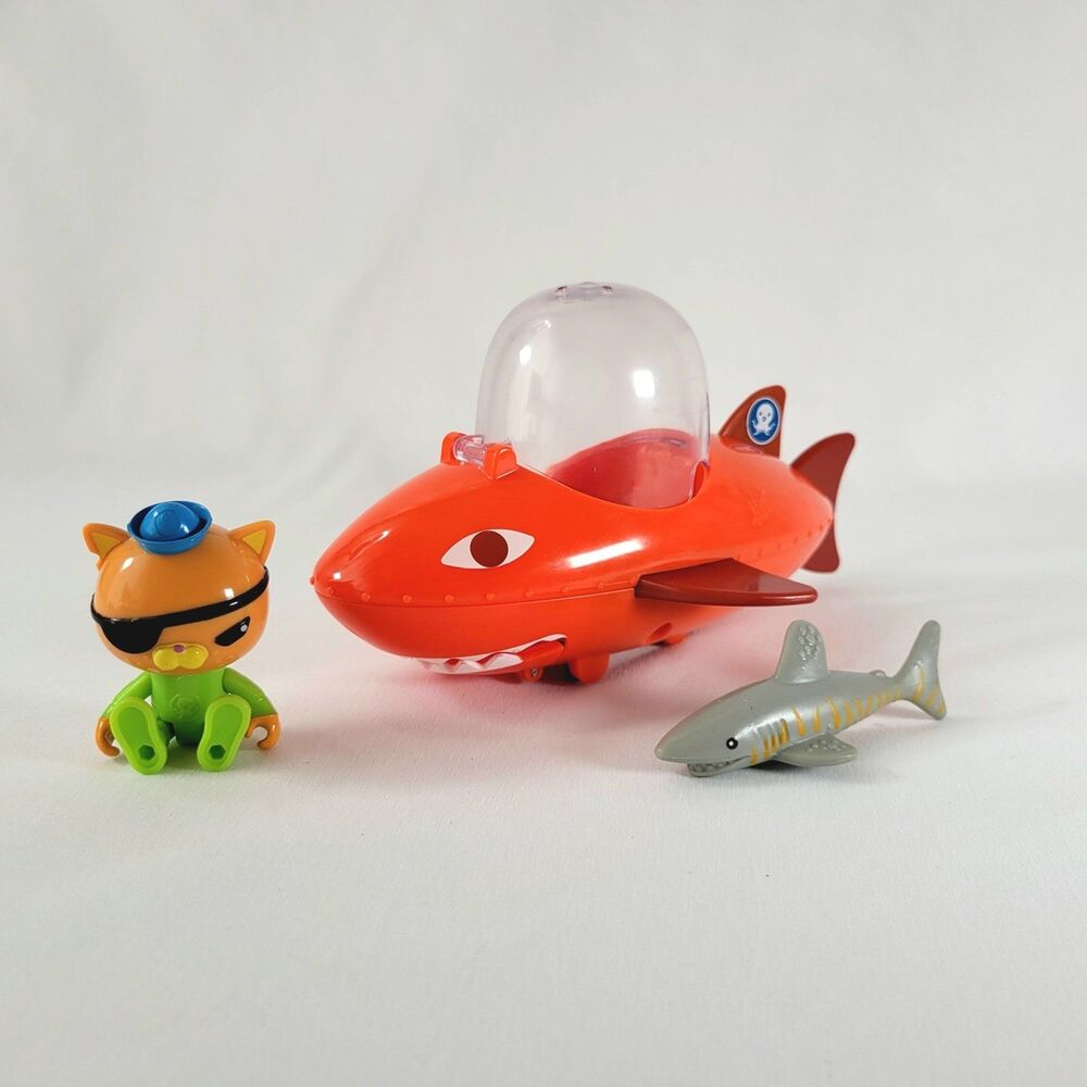 Fisher-Price Octonauts Explore Rescue Gup-B Playset Kwazii & Shark Submarine Toy